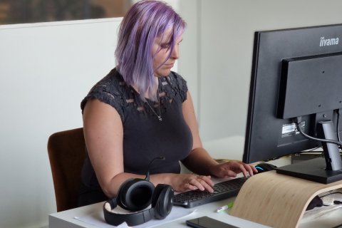 Melody in the webstanz offices
