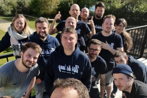 Photo of the webstanz team in 2021