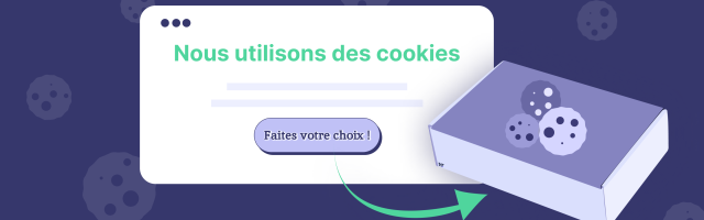 Bannière de l'article expliquant ce que sont les cookies sur internet