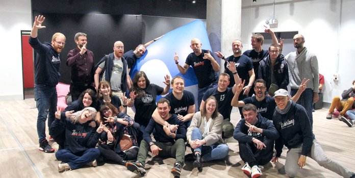 L'équipe Webstanz à la drupalcon