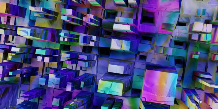 3D abstract AI form