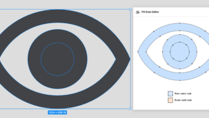 Interface de vectorisation d'une icône