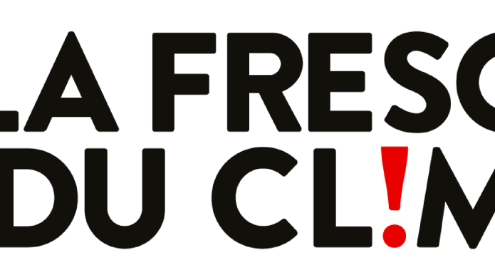 Logo and title of the climate fresco