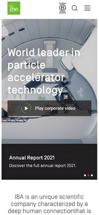 iba site web mobile