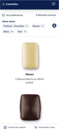 écran site mobile Léonidas 3