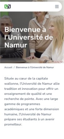 unamur-mobile
