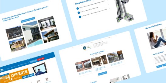  mockup du site web belge Tryba